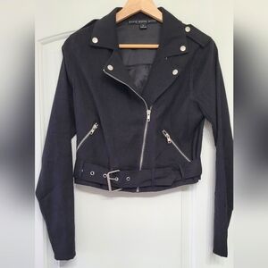 NWOT Black Moto Jacket